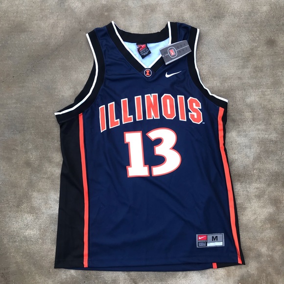 Nike Other - Illinois Basketball Jersey Nike Medium #13 College Nike Other - Illinois Basketball Jersey Nike Medium #13 College